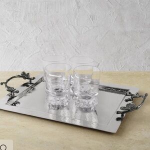 MICHAEL ARAM black orchid large serving tray